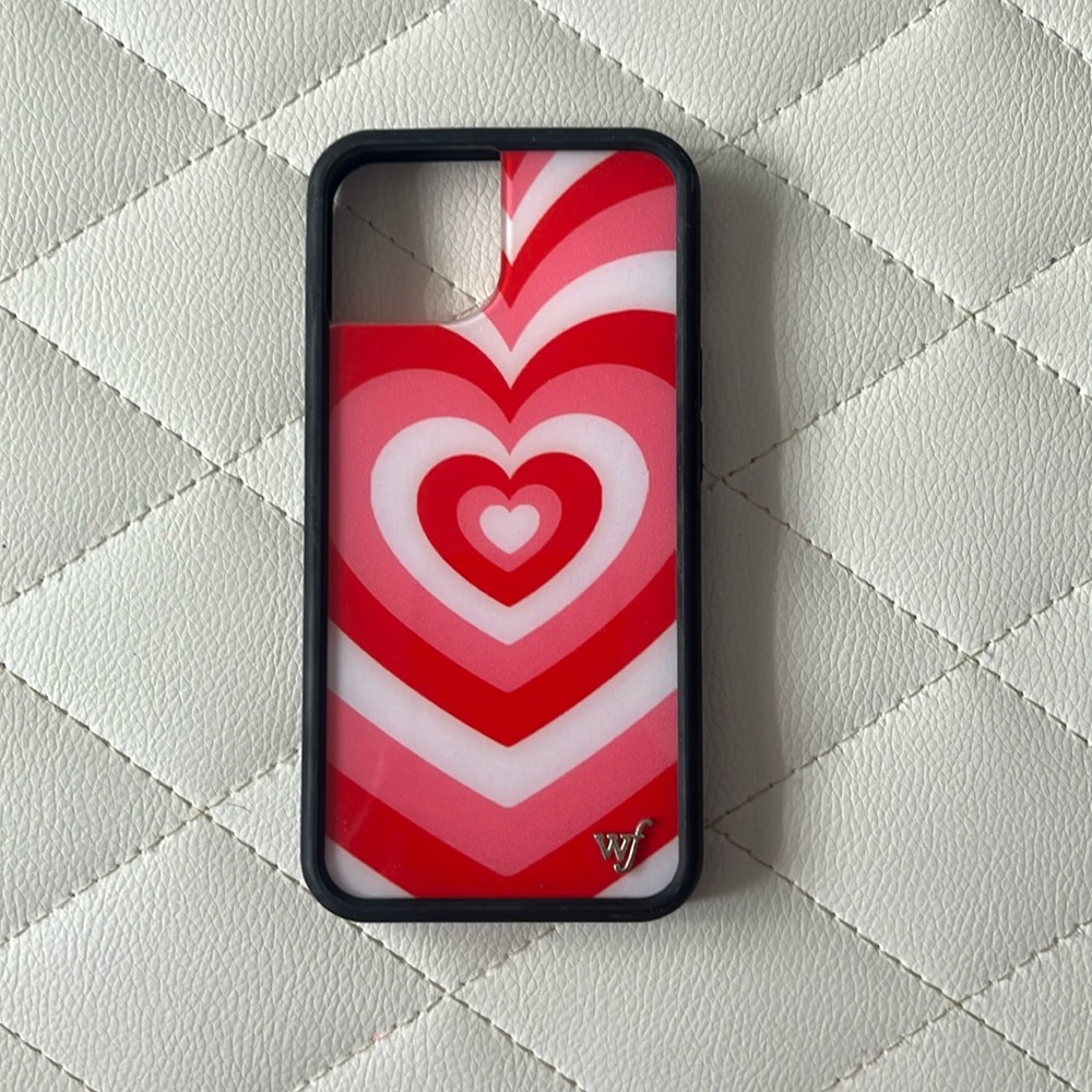 Wildflower iPhone 13 Case - Red Hearts